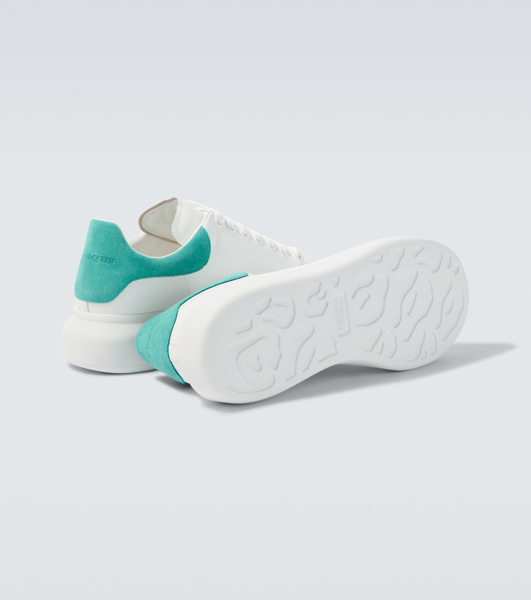 Oversized leather sneakers  | McQueen