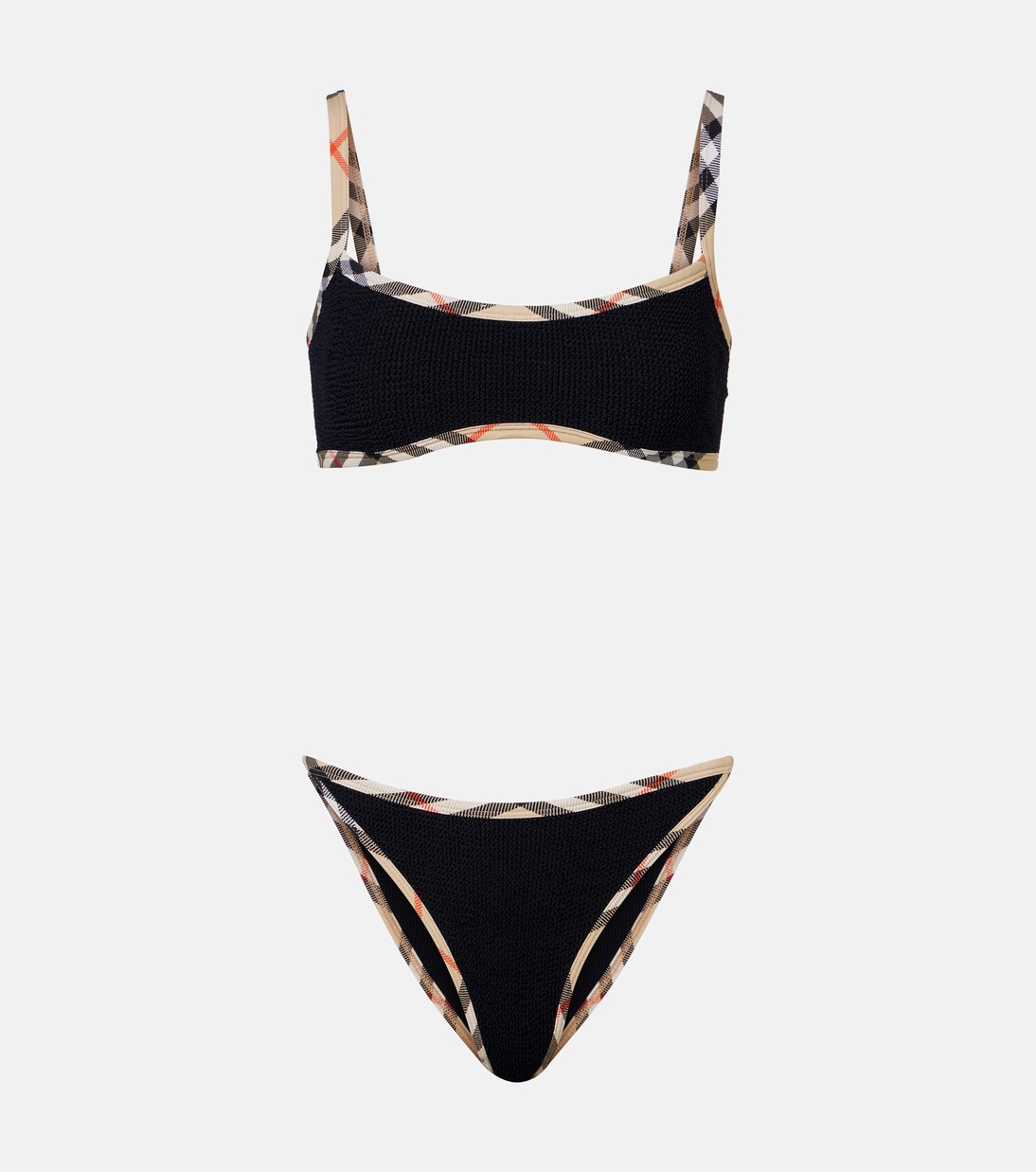 x Hunza G bikini Tyler con Burberry Check | Burberry