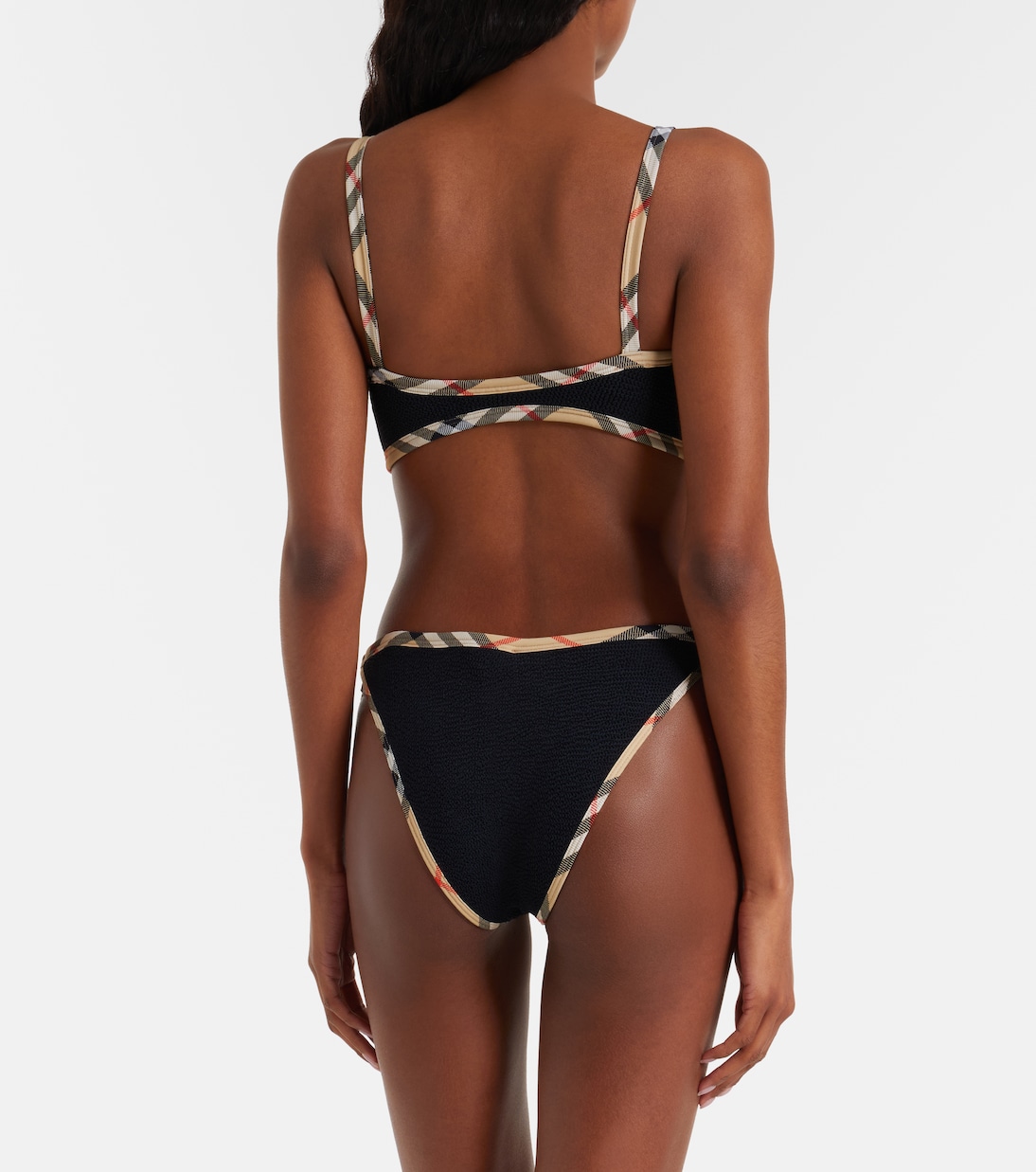 x Hunza G bikini Tyler con Burberry Check | Burberry