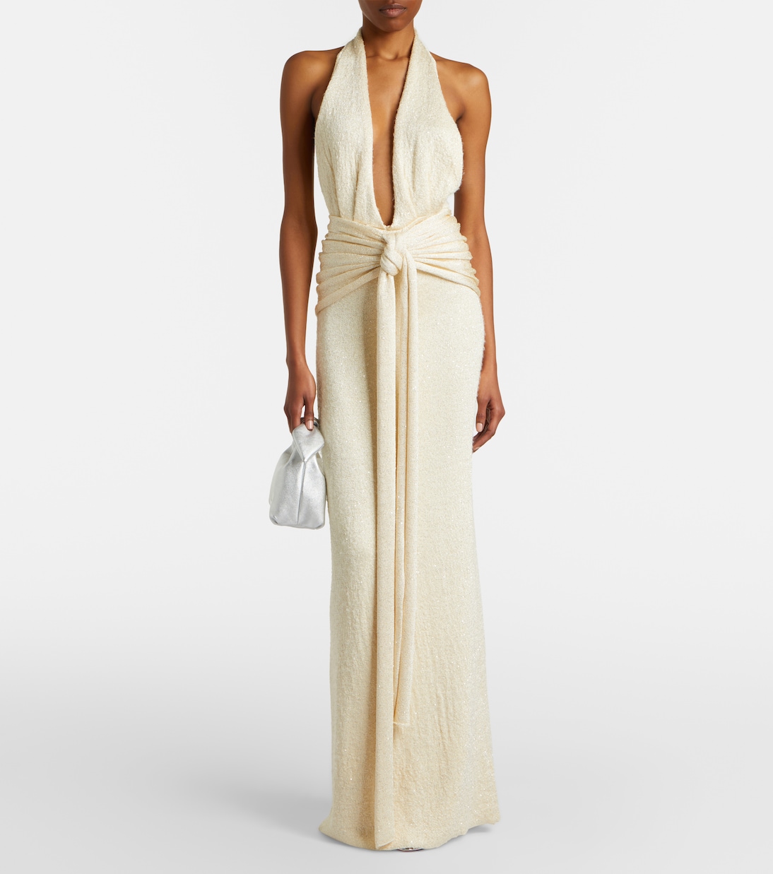 Robe longue Sereia à sequins | Aya Muse