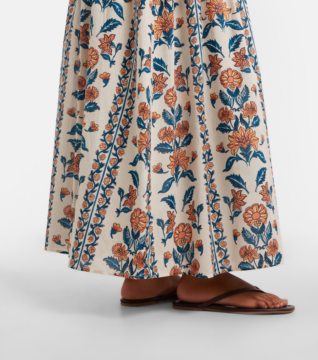 Winona floral cotton maxi skirt | Montce