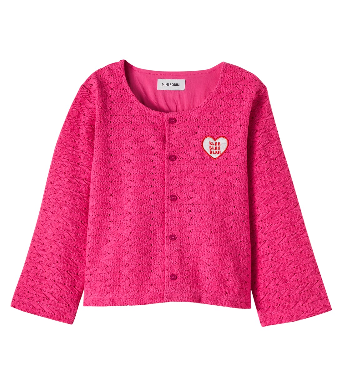 Crochet cotton cardigan  | Mini Rodini