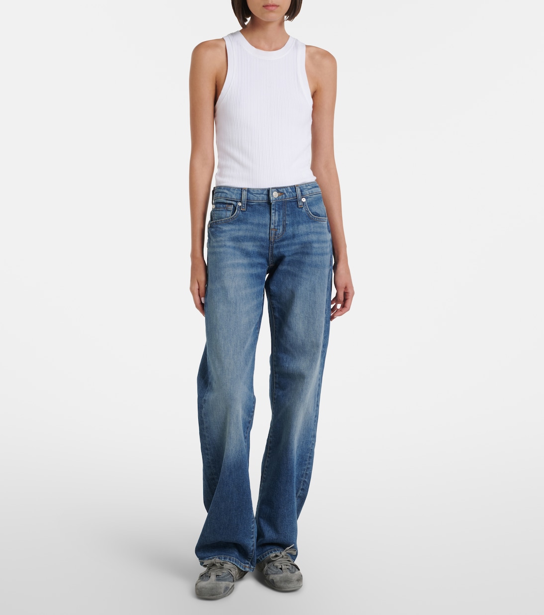 Low Straight Jeans | 7 For All Mankind