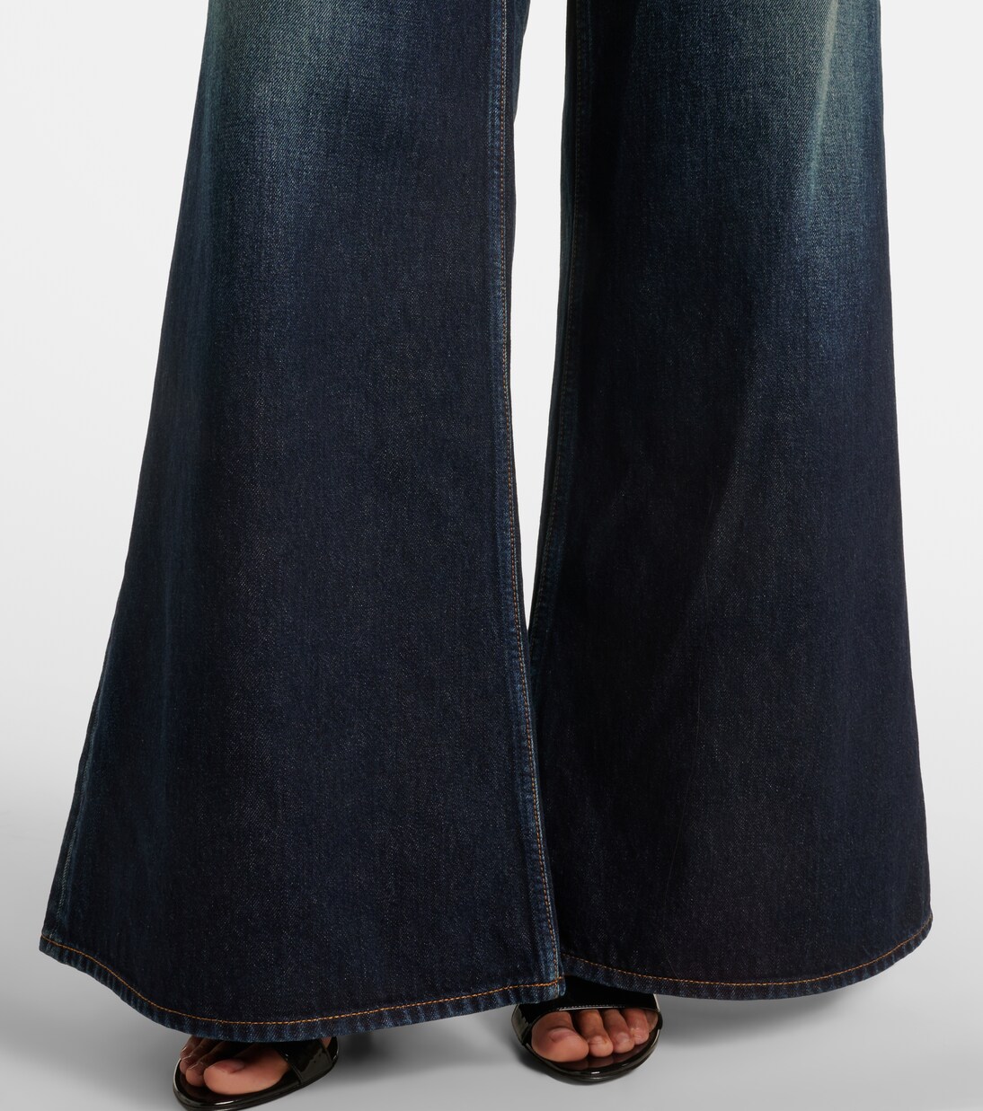 Faded wide-leg jeans | Alaïa