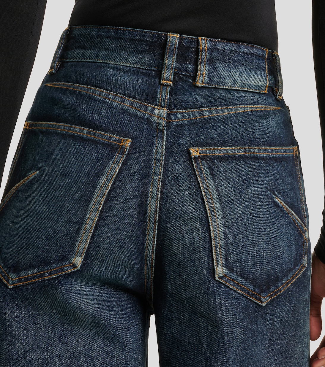 Faded wide-leg jeans | Alaïa
