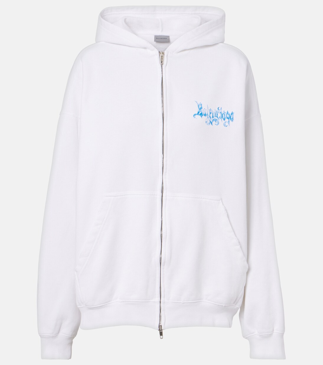 Kapuzenjacke aus Baumwoll-Jersey mit Reißverschluss | Balenciaga