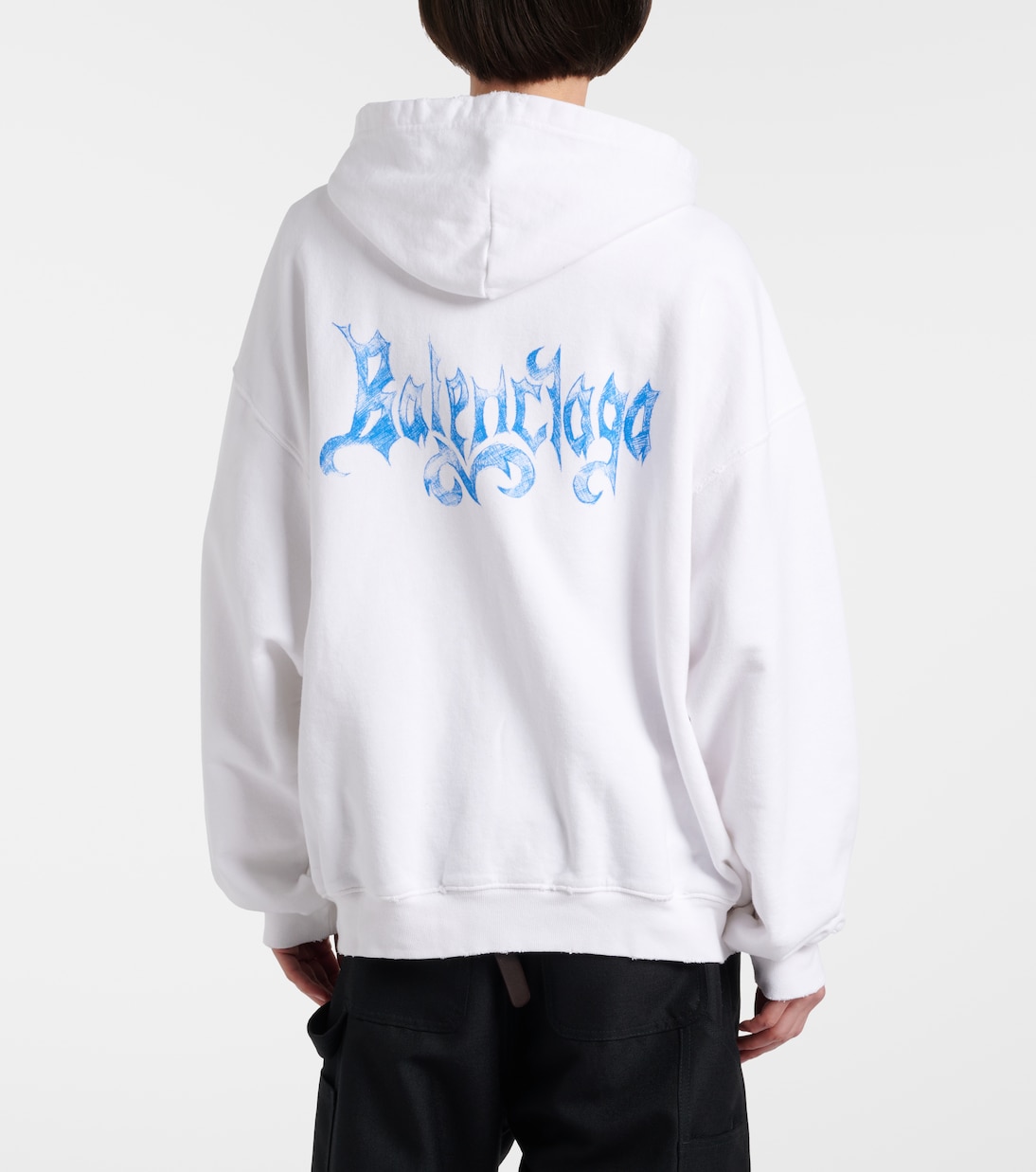 Kapuzenjacke aus Baumwoll-Jersey mit Reißverschluss | Balenciaga