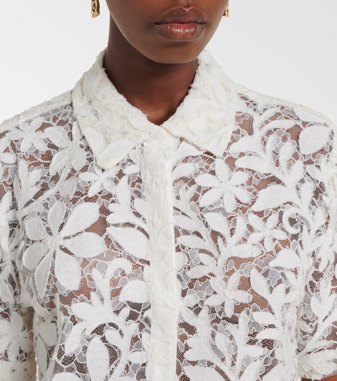 Cotton lace shirt | Simkhai