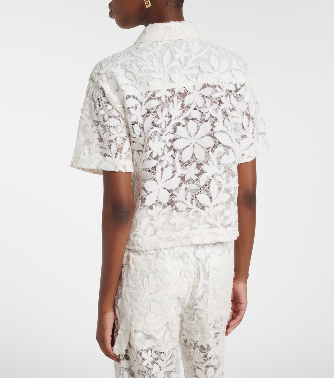 Cotton lace shirt | Simkhai