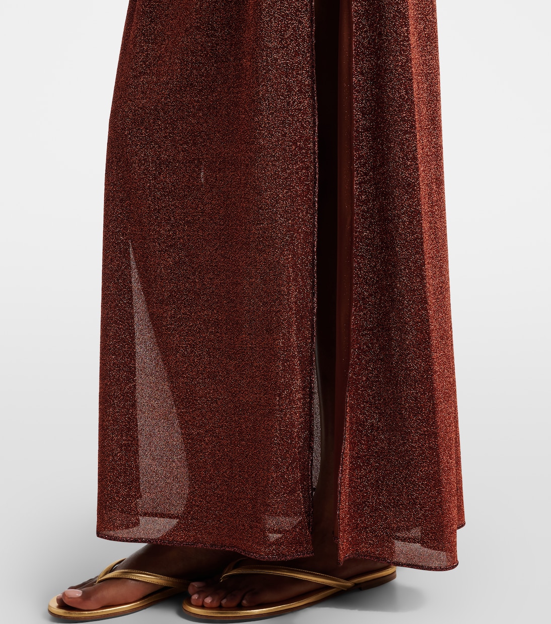 Lumière Shell open-back midi dress | Oséree