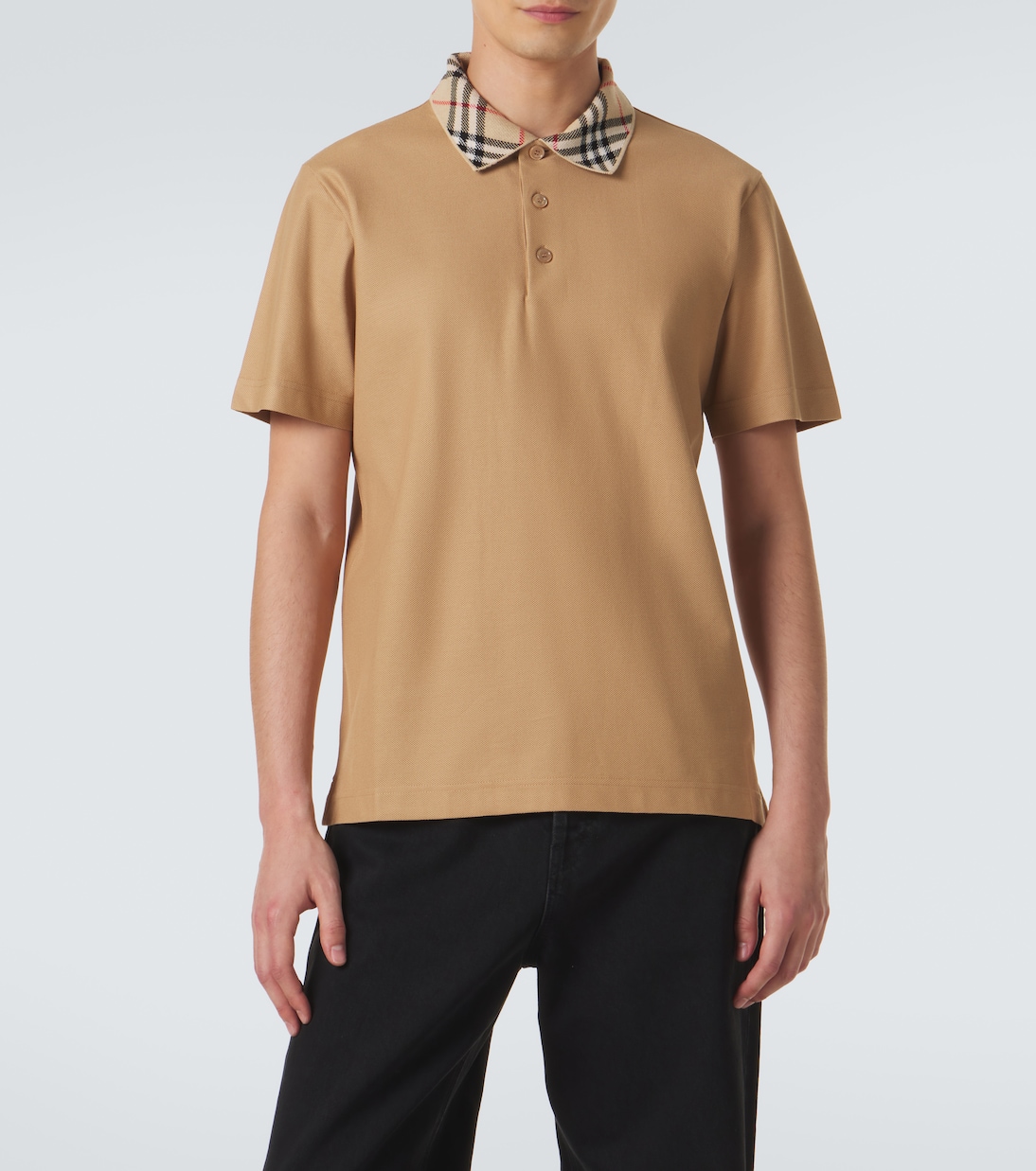 Cotton jersey polo shirt | Burberry