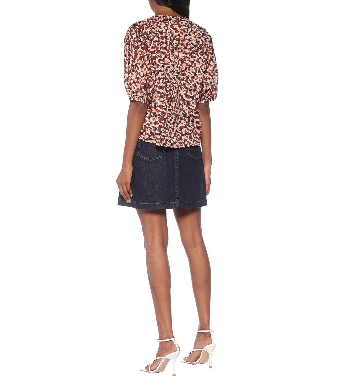 Blouse Albee imprimée en coton | Velvet