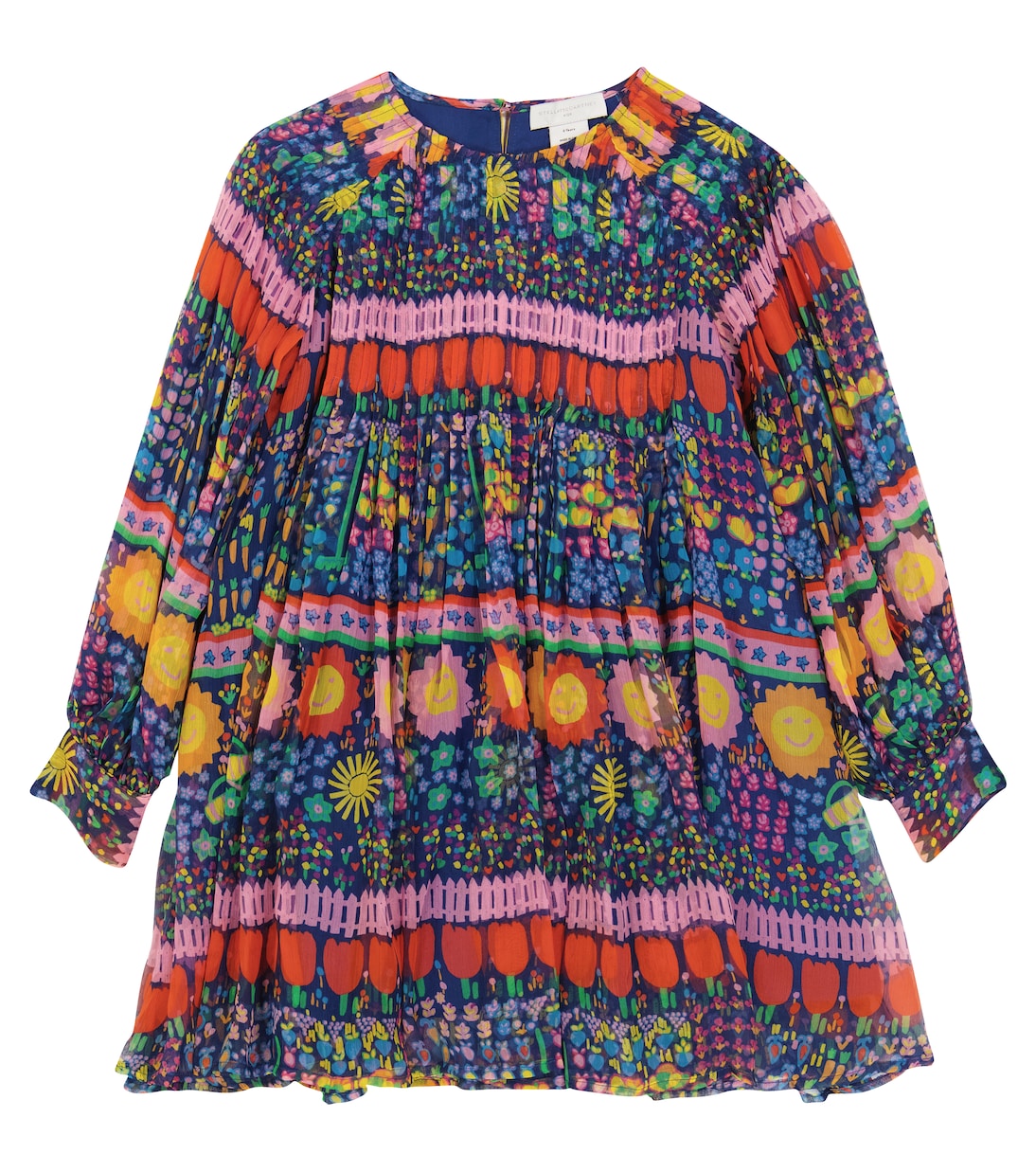 Robe imprimée en soie | Stella McCartney Kids