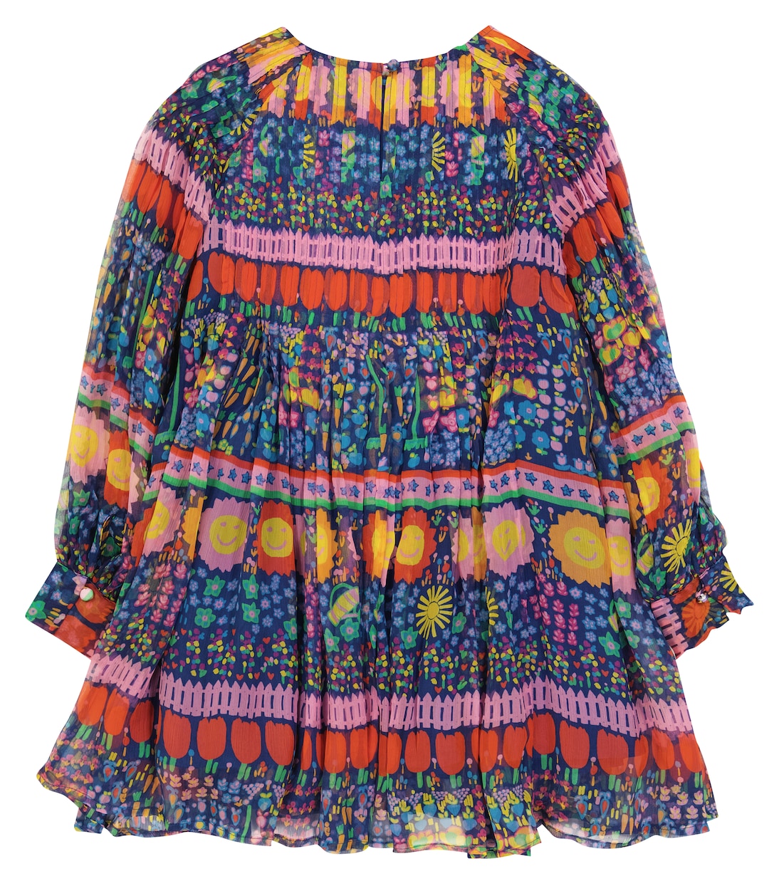 Robe imprimée en soie | Stella McCartney Kids