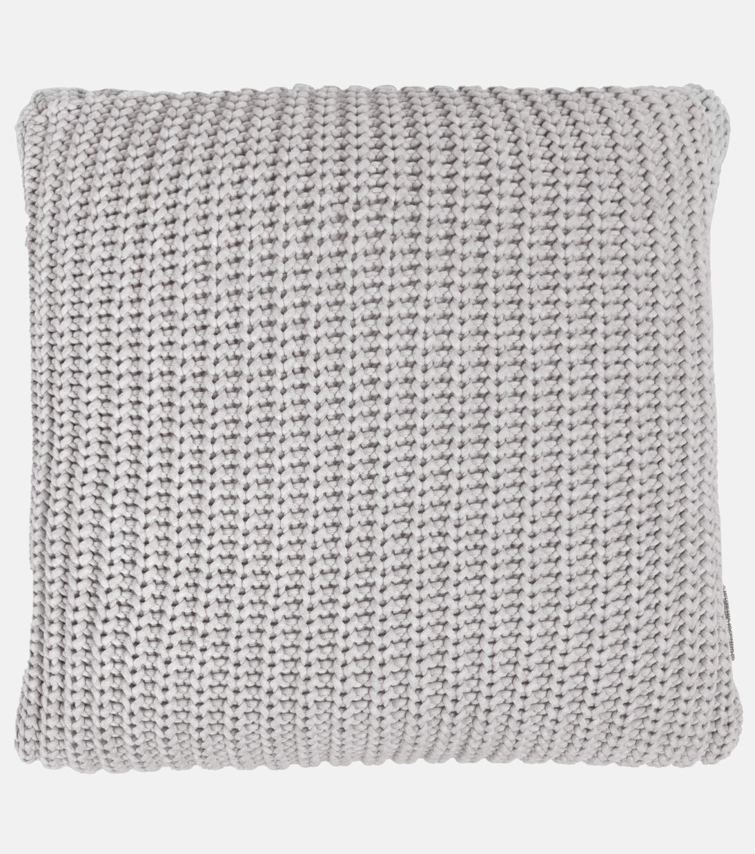 Cotton-blend knit cushion | Brunello Cucinelli