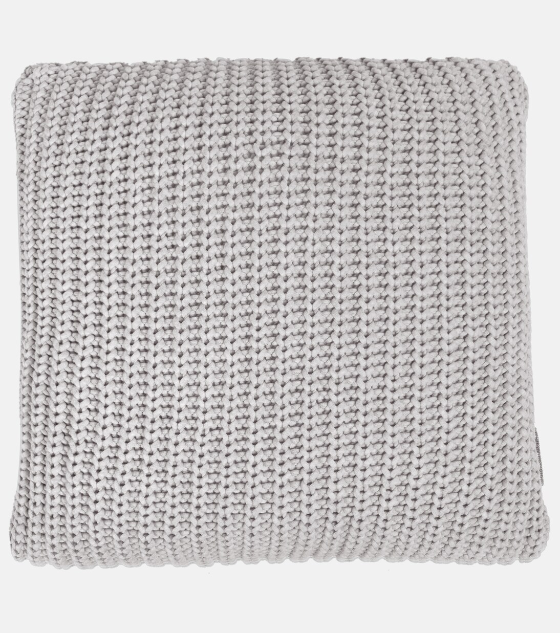 Cotton-blend knit cushion | Brunello Cucinelli