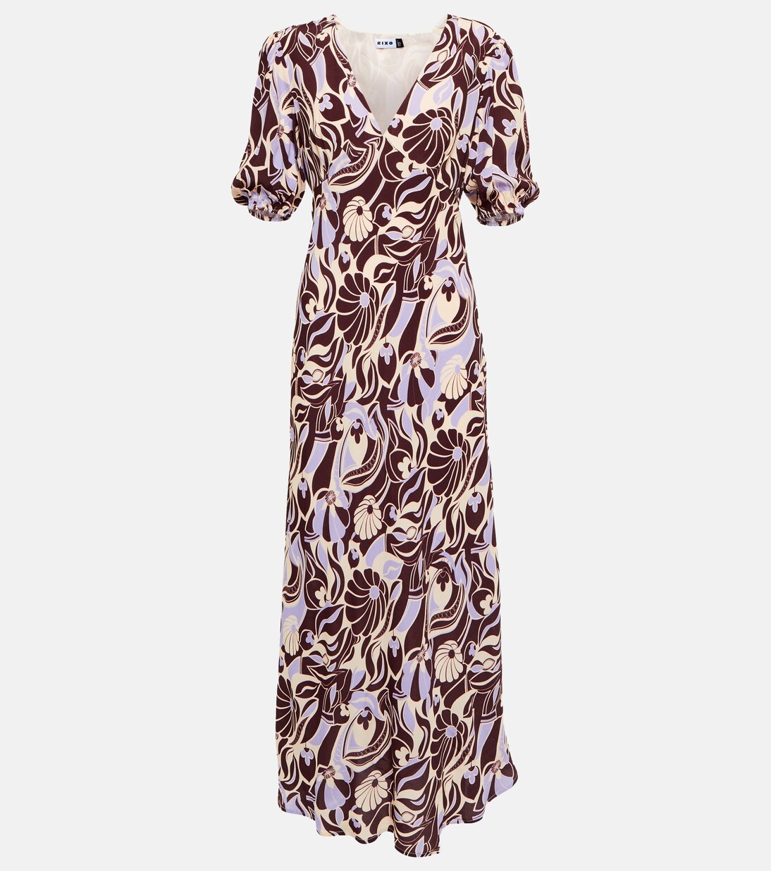 Robe longue Poppy imprimée | Rixo