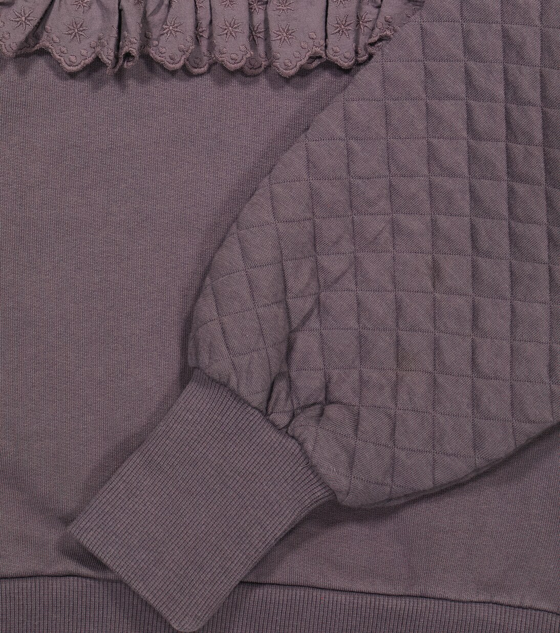 Rebeca ruffle-trimmed cotton sweater | The New Society