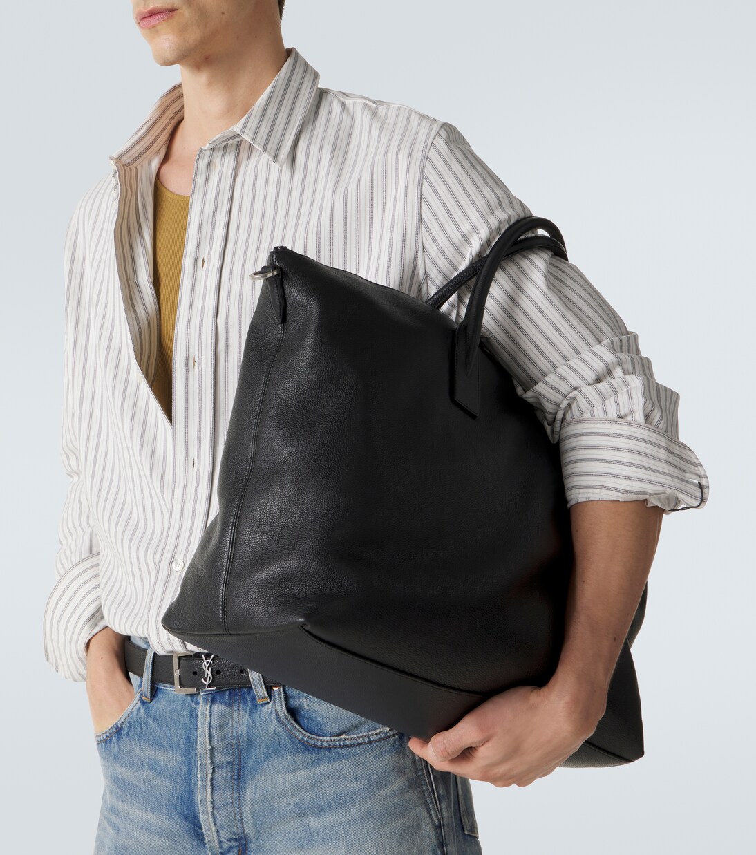 Leather duffel bag | Saint Laurent