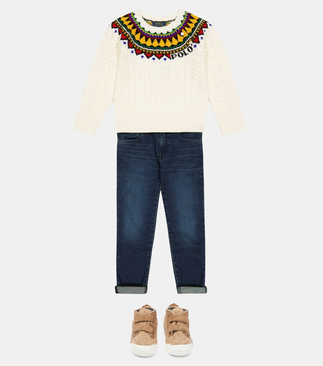 Cable-knit sweater | Polo Ralph Lauren Kids