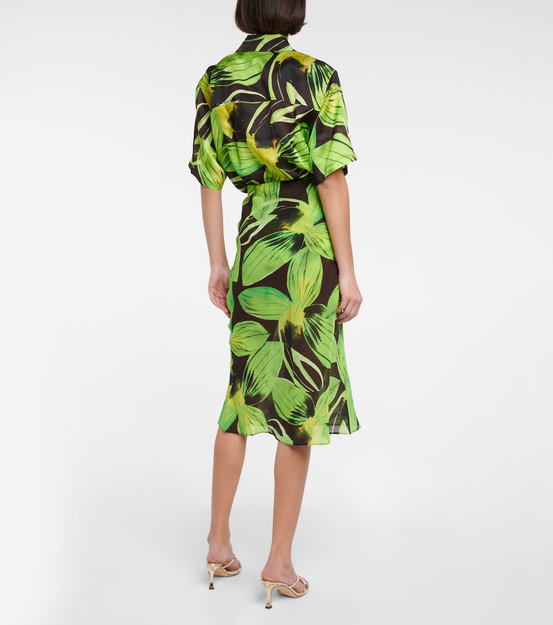 Midirock aus Georgette | Louisa Ballou