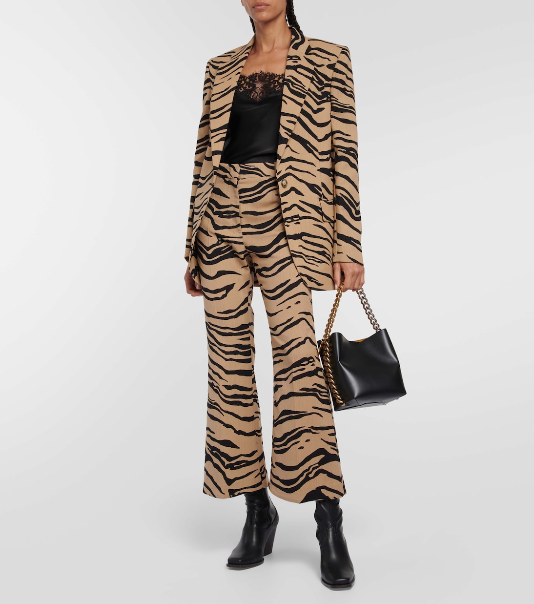 Top aus Satin und Spitze | Stella McCartney