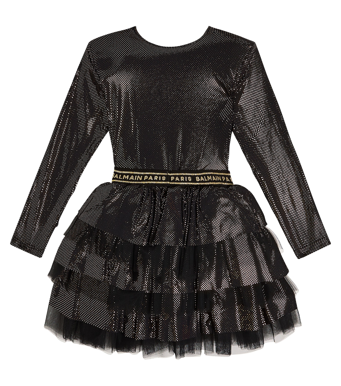 Tiered dress | Balmain Kids