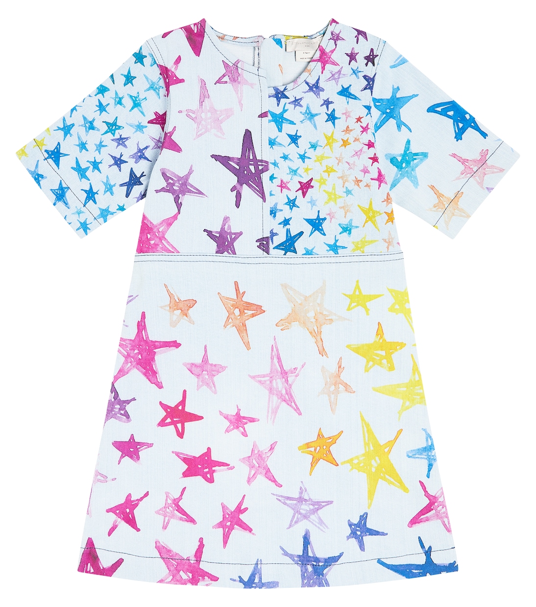 Printed denim dress | Stella McCartney Kids