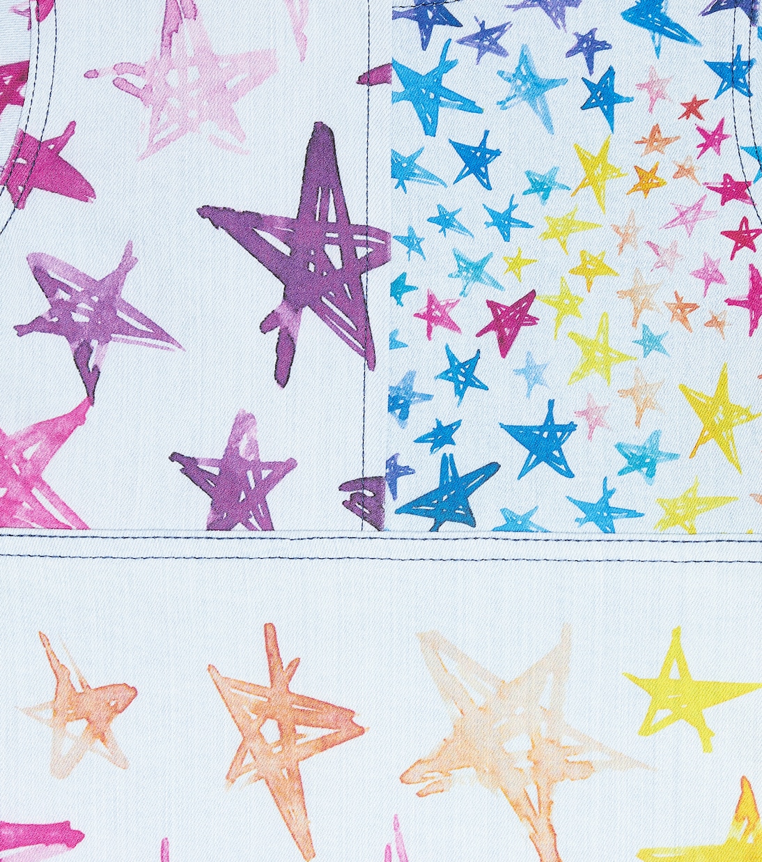 Printed denim dress | Stella McCartney Kids