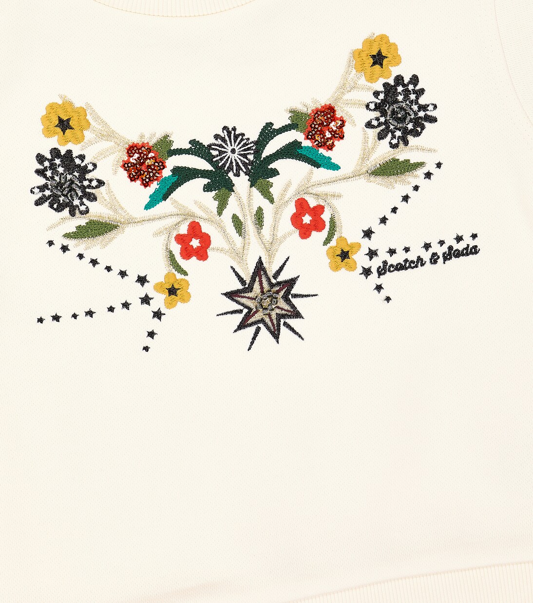 Sweat-shirt brodé en coton mélangé | Scotch & Soda Kids
