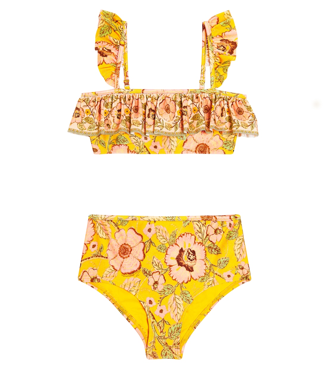 Junie ruffled floral bikini | Zimmermann Kids