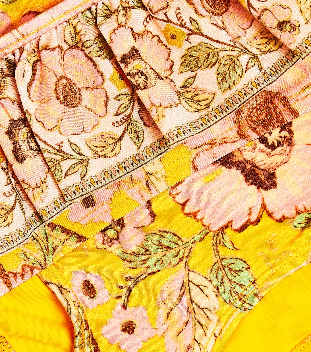 Junie ruffled floral bikini | Zimmermann Kids