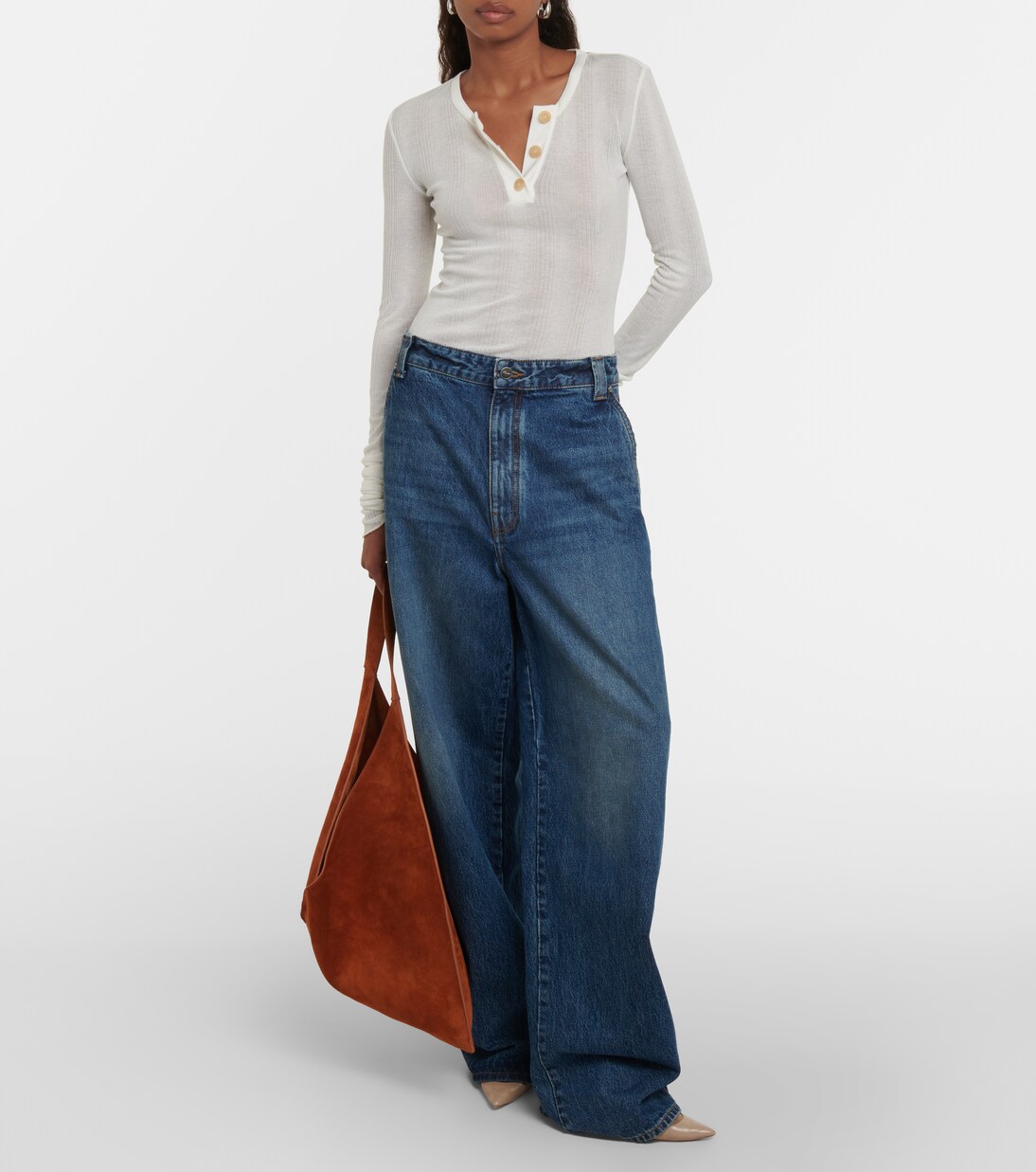 Body Janelle aus einem Baumwollgemisch | Khaite