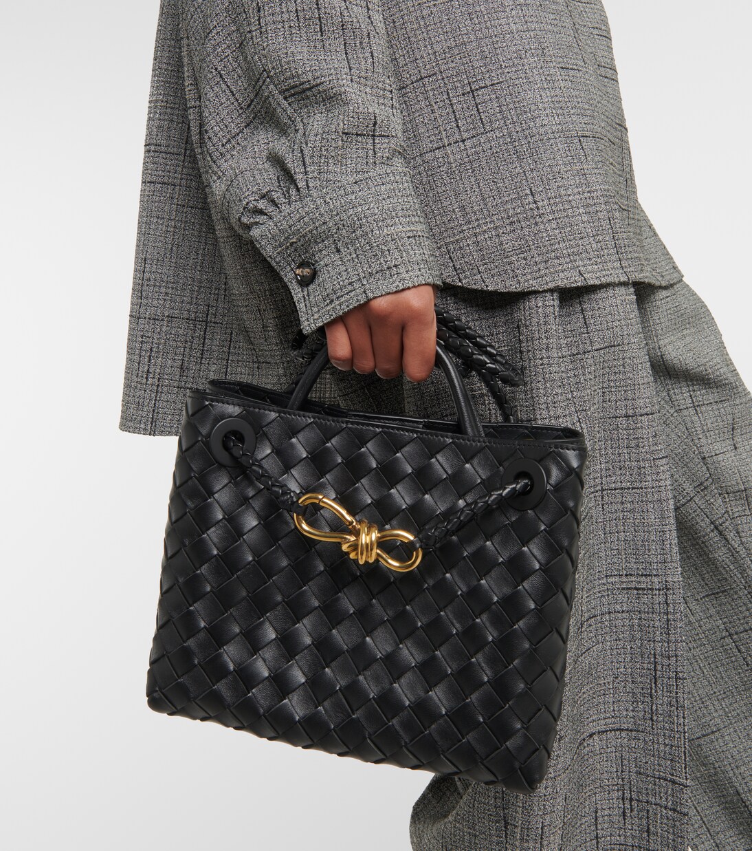 Sac Andiamo Small en cuir | Bottega Veneta