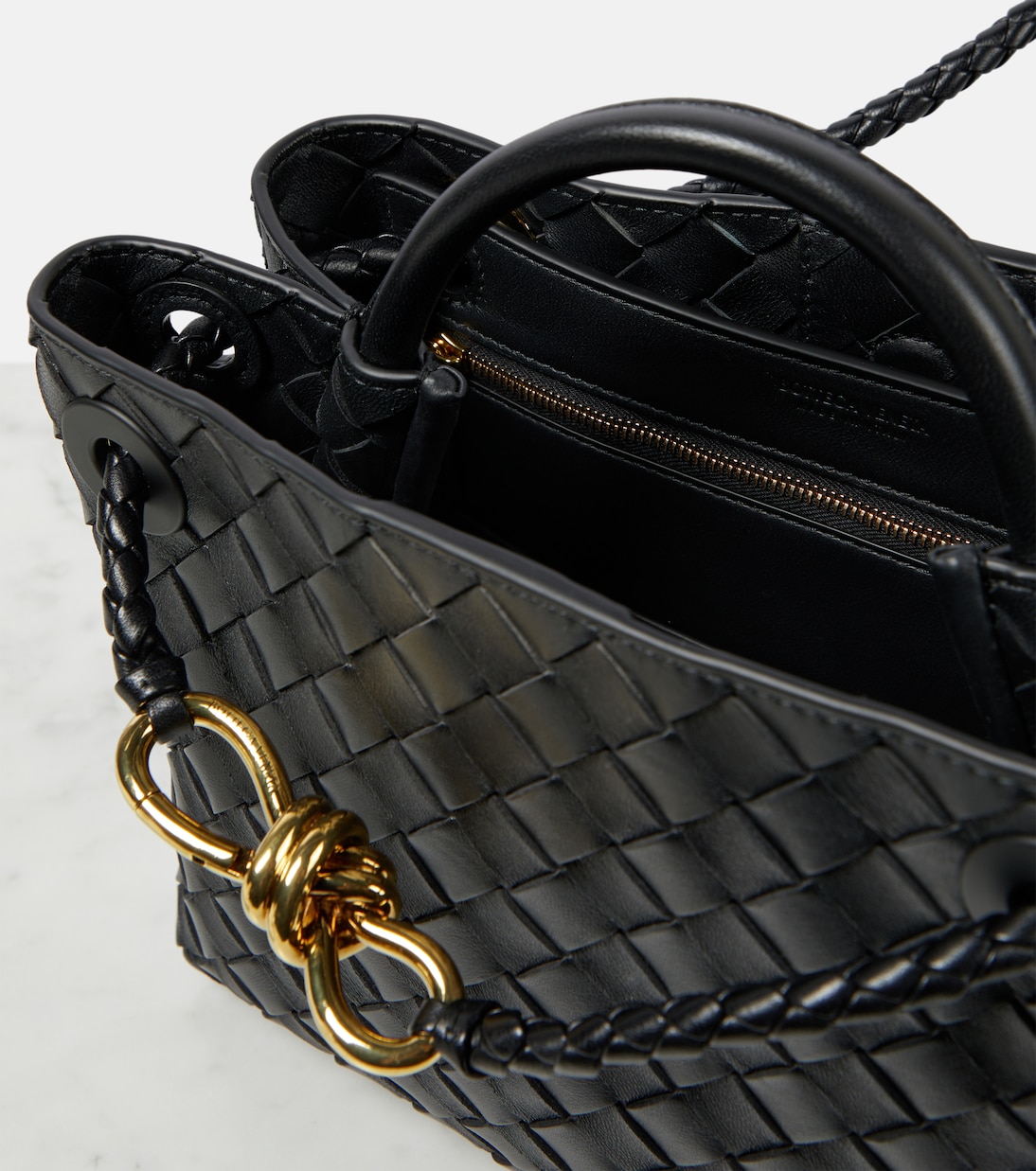 Sac Andiamo Small en cuir | Bottega Veneta