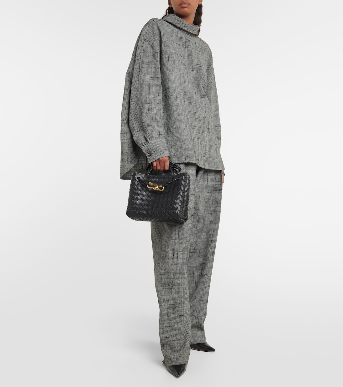 Sac Andiamo Small en cuir | Bottega Veneta