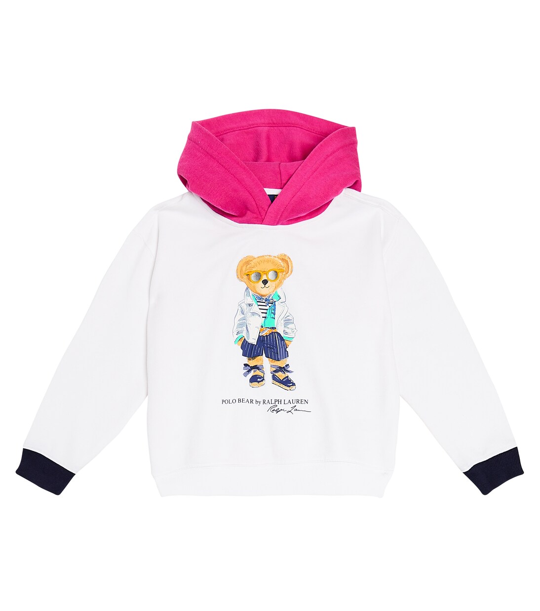 Polo Bear cotton-blend fleece hoodie | Polo Ralph Lauren Kids