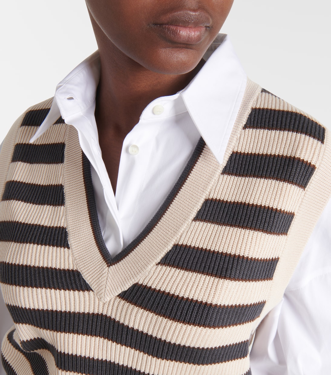 Pullunder aus Baumwolle | Brunello Cucinelli