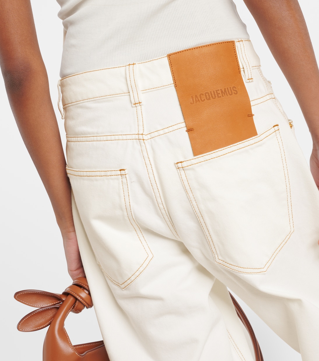 Le de-Nîmes Large wide-leg jeans | Jacquemus