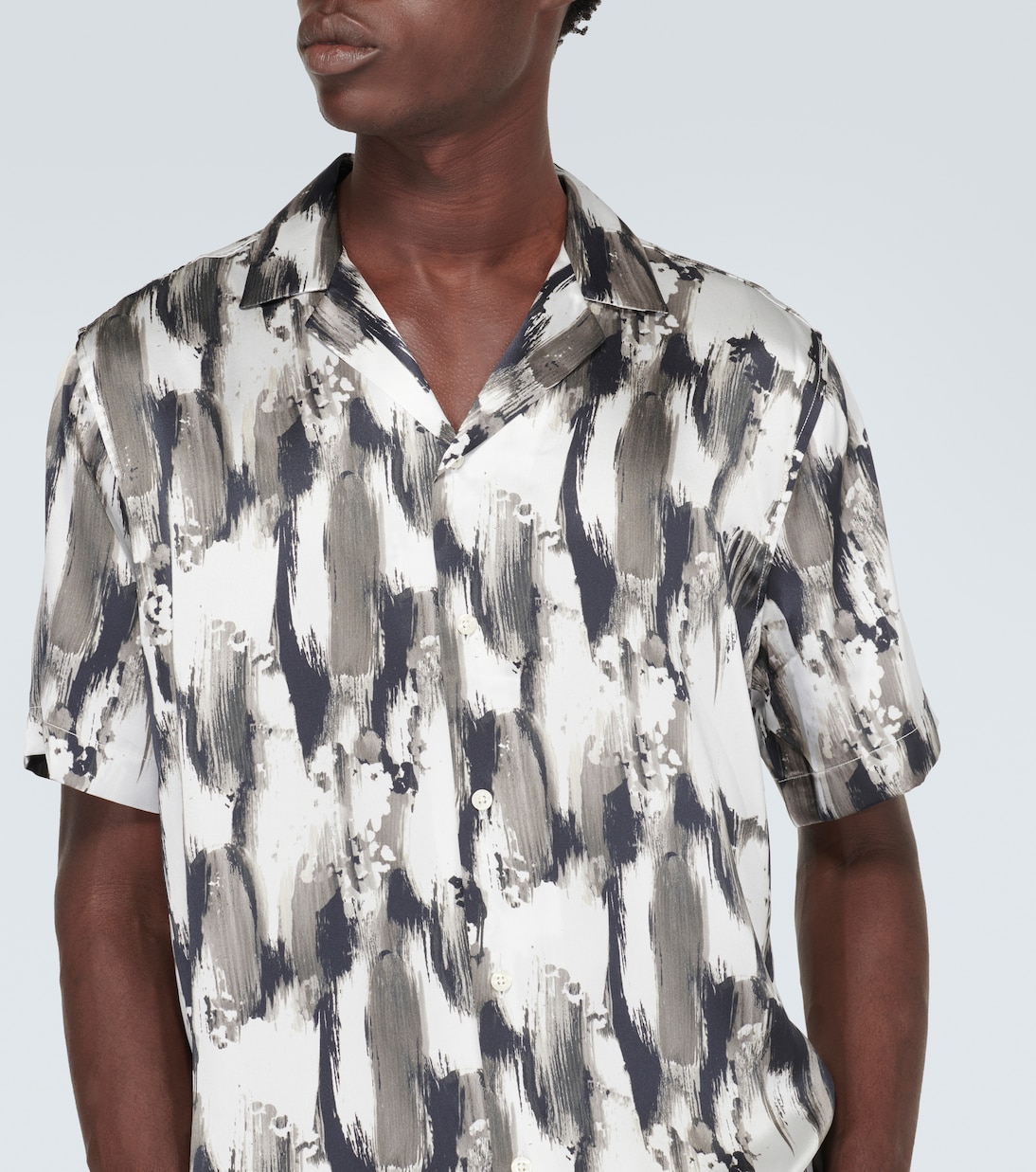 Chemise Roberto imprimée en soie | Frescobol Carioca