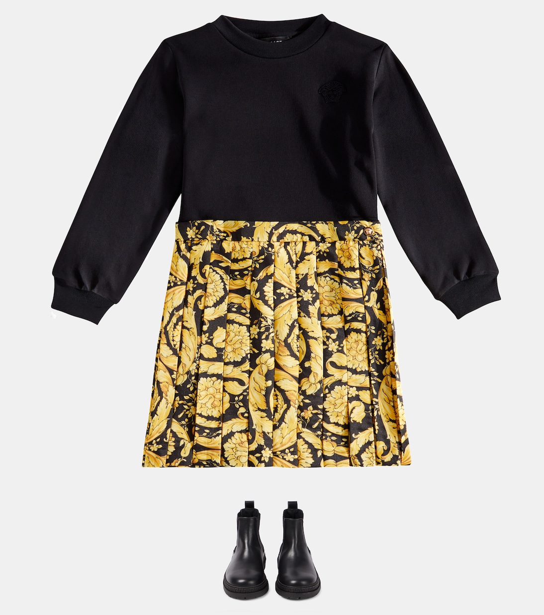 Barocco sweatshirt dress | Versace Kids