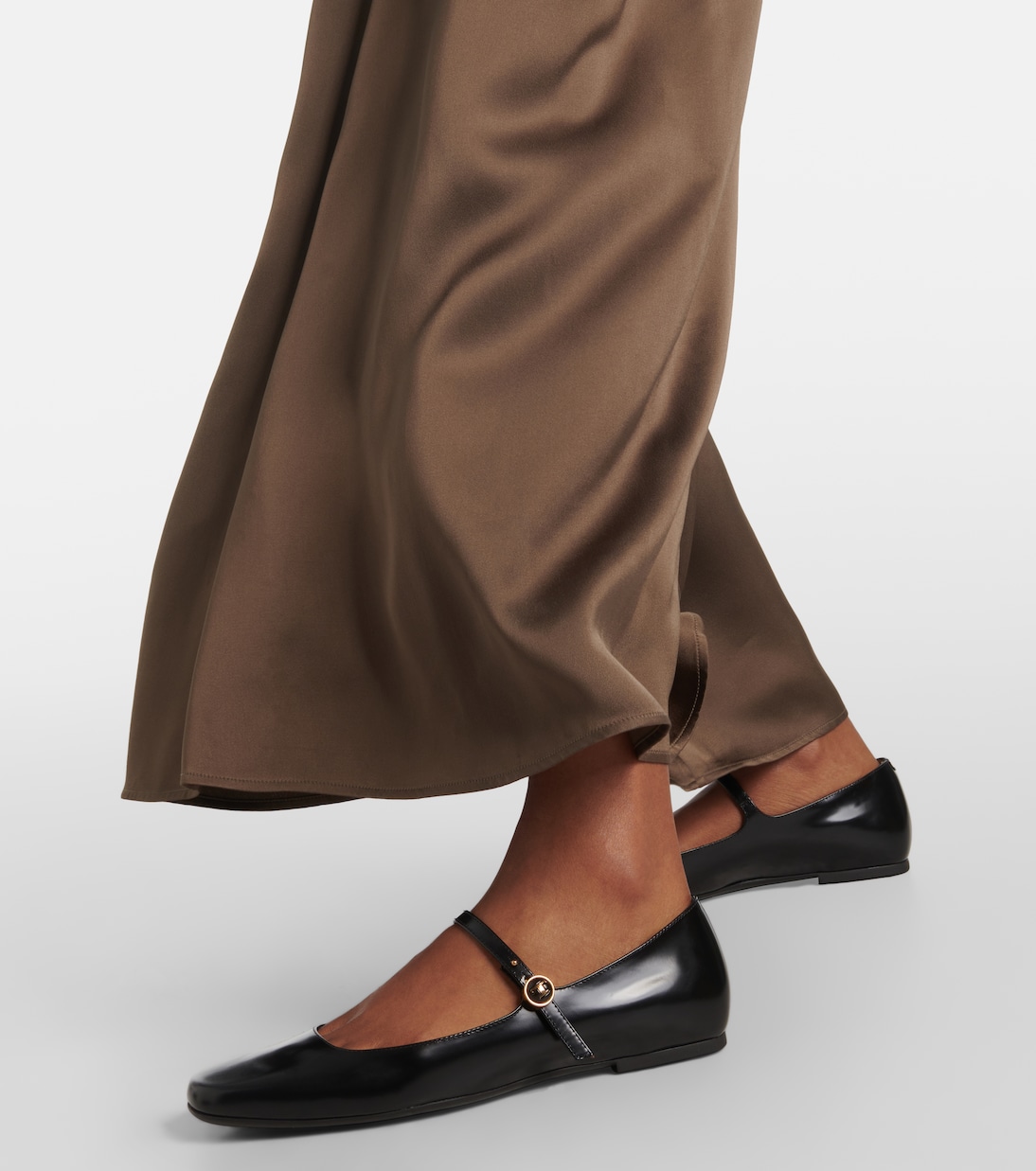 Polished leather Mary Jane flats | Tod's