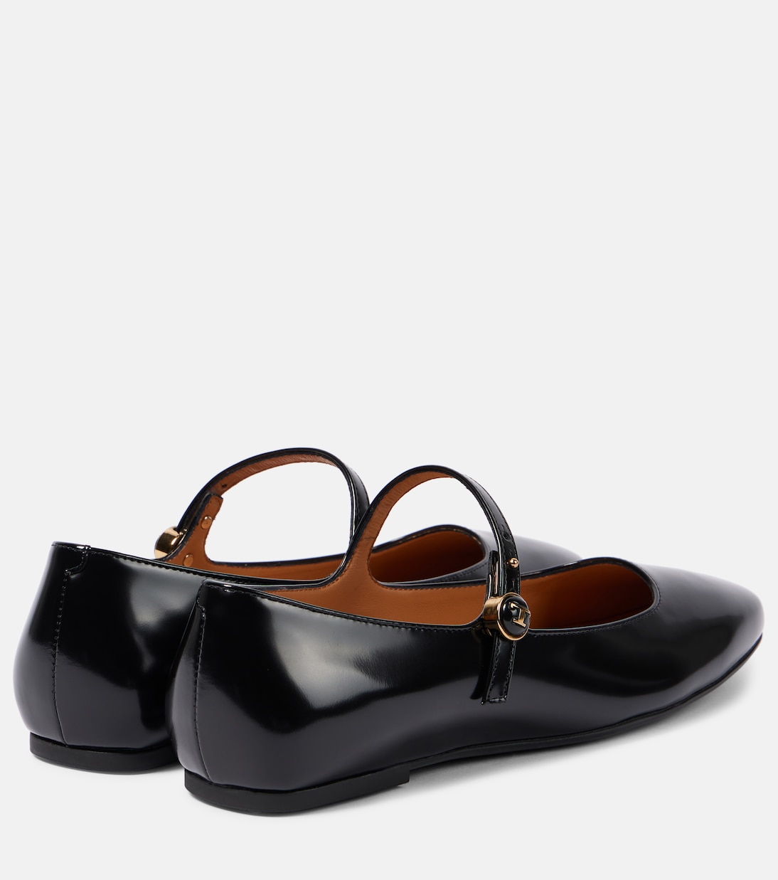 Polished leather Mary Jane flats | Tod's