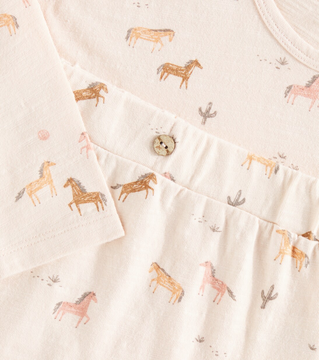 Baby printed cotton top and pants set | Rylee + Cru