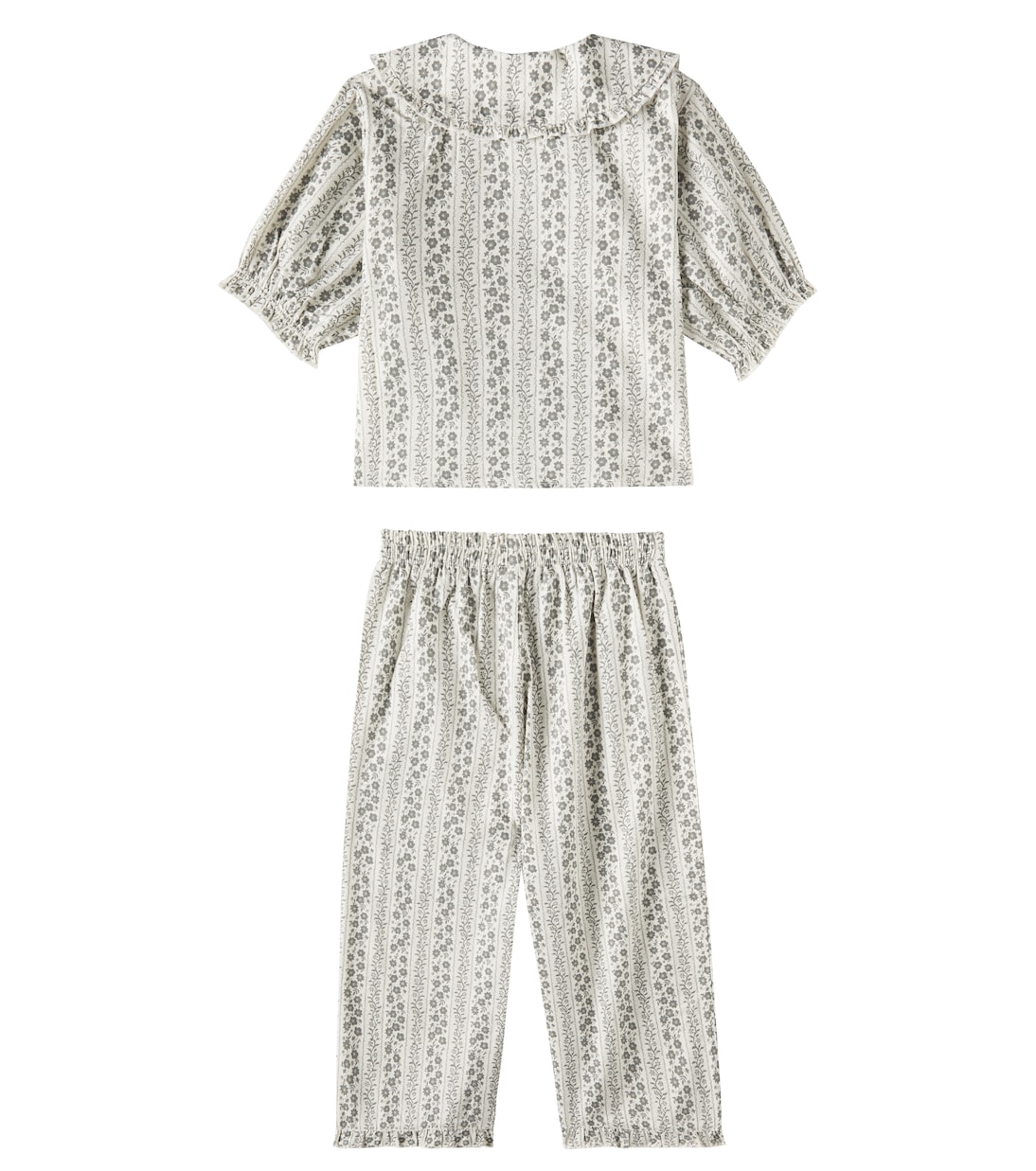 Vines printed ruffed pajamas | Rylee + Cru
