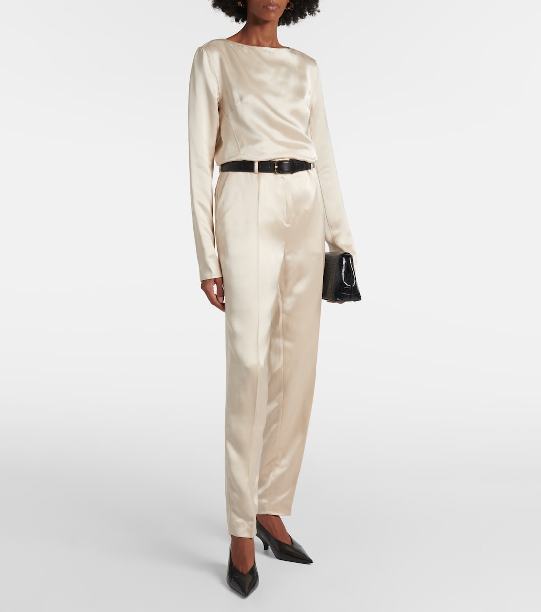 Top aus Satin | Toteme