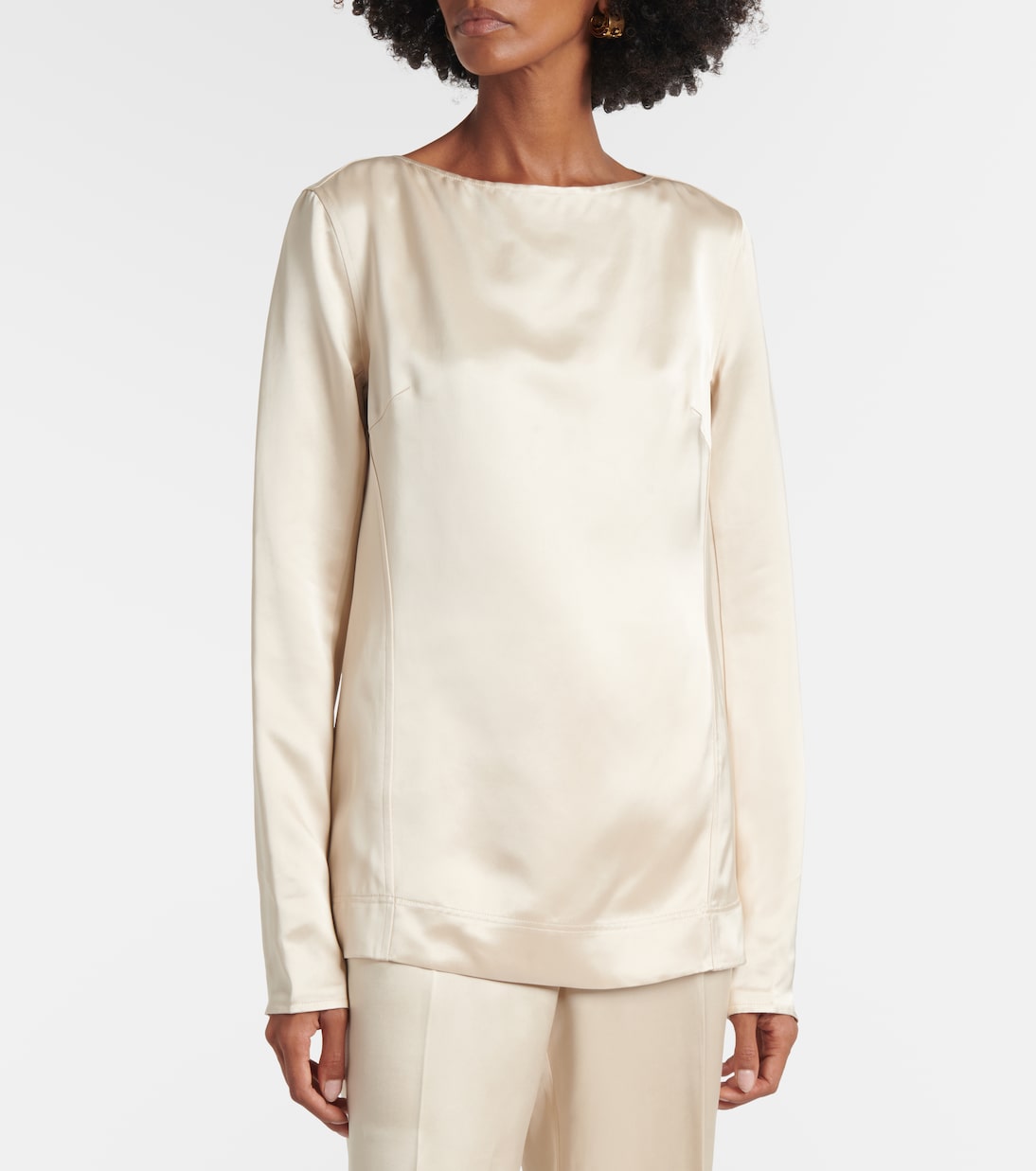 Top aus Satin | Toteme