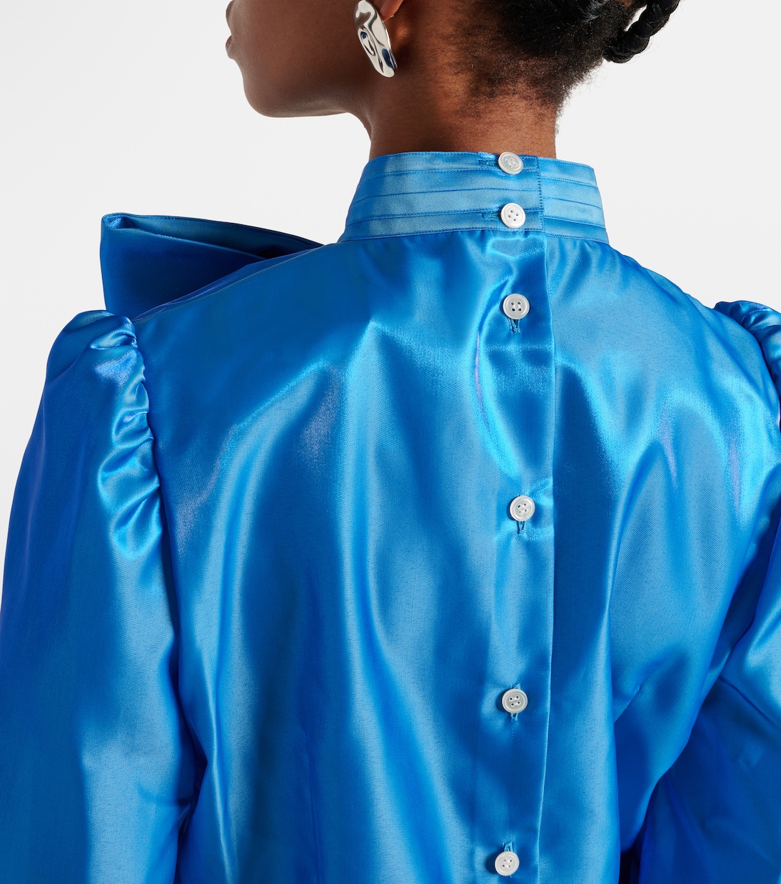 Bluse aus Satin | Noir Kei Ninomiya