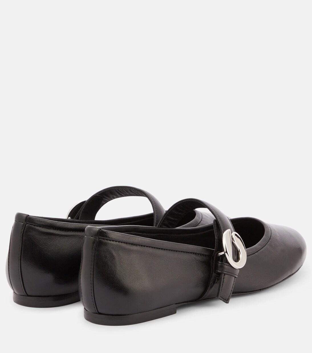Belt leather ballet flats | Coperni
