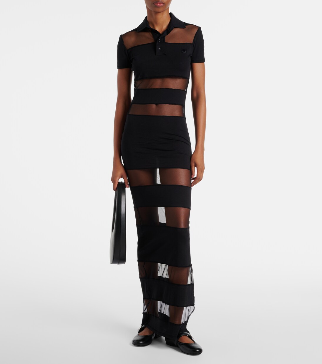 Belt leather ballet flats | Coperni